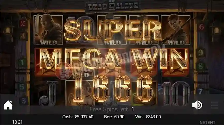 dead or alive mega win