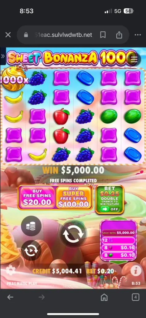 sweet bonanza 1000 phone